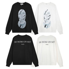 IH NOM UH NIT Crew neck sweatshirt High-quality pure cotton streetwear style