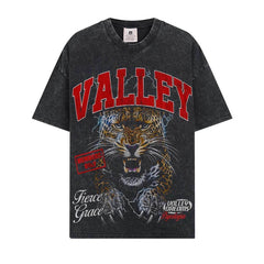 BIG FACE T shirts Pure Cotton High-Street Fashion