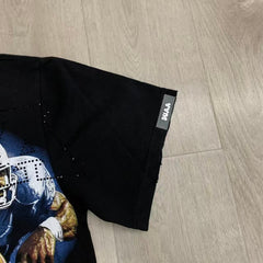 DUAA T shirts European and American streetwear brands with hot-fix rhinestones