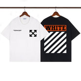 OFF WHITE T SHIRTS High-quality pure cotton high-street style