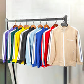 Palm Angels sweatshirt Striped zip-up cardigan