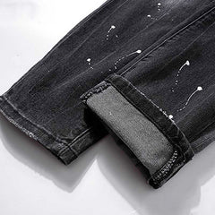 Mens trendy purple jeans 100% cotton Jeans #PU122