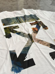 OFF OW WHITE T Shirts Clearance sale at rock-bottom price Size S, Chest 104cm, Length 67cm