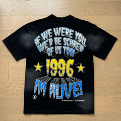 Hellstar T Shirts Retro style high street trend High-quality pure cotton high-street clothing