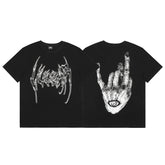 Revenge T Shirts High-quality streetwear with trendy Painted decoration