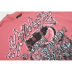 Hellstar T-shirt Direct Printing Pattern High-quality pure cotton high-street clothing