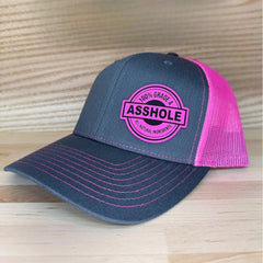 Trendy flat brimmed snapback hatsleather label mesh hat