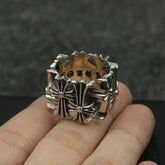 CHH Chrome heart Cross Ring