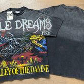 Valeforever Vale T Shirts Washed black with a distressed finish