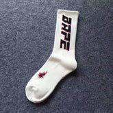 Bathing ape Socks Men's and Women's Sports Socks with Towel Bottom