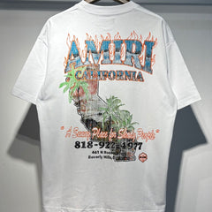 Amiri T shirts Stylish, high-quality pure cotton