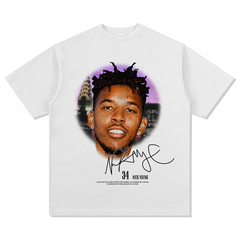 BIG FACE T shirts Pure Cotton High-Street Fashion