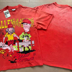 Valeforever Vale T Shirts Trendy Washed Red