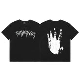 Revenge T Shirts High-quality streetwear with trendy Painted decoration
