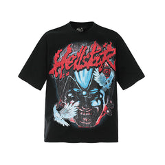 Hellstar T-shirt Direct Printing Pattern High-quality pure cotton high-street clothing