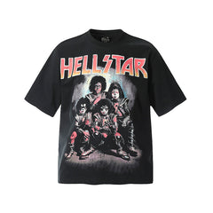 Hellstar T-shirt Direct Printing Pattern High-quality pure cotton high-street clothing