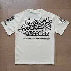 Hellstar T Shirts Retro style high street trend High-quality pure cotton high-street clothing