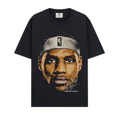 BIG FACE T shirts Pure Cotton High-Street Fashion