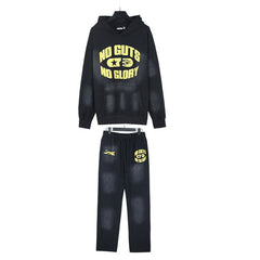 Hellstar Hoodie And Pants Two-Piece Set High-quality pure cotton high-street clothing