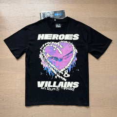Hellstar T Shirts Retro style high street trend High-quality pure cotton high-street clothing