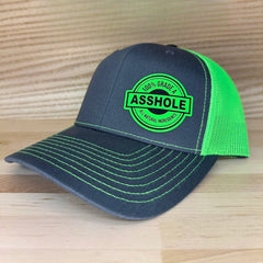 Trendy flat brimmed snapback hatsleather label mesh hat