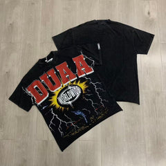 DUAA T shirts trendy short-sleeved shirt with rhinestone embellishment