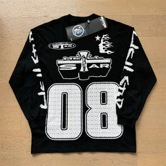 Hellstar Long Sleeve Shirts High-quality pure cotton high-street clothing
