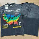 VALE T Shirts Trendy High-Street Washed Black