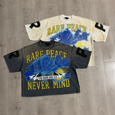 RARE PEACE T SHIRTS High-quality streetwear made from 260g pure cotton fabric.