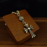 CHH Chrome heart Cross Necklace Vintage Cross Necklace Same for Men and Women