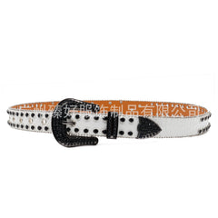 Hip-hop punk rhinestone belt bestme accessories
