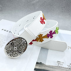 Chh Chrome Hearts Belt Embroidery Belt Male