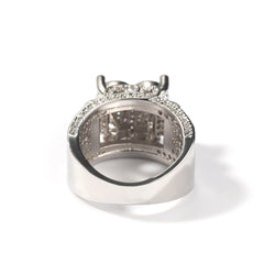 Rings Hip Hop Style Miniature Zircon Love Ring Vintage Spectrum St. Valentine's