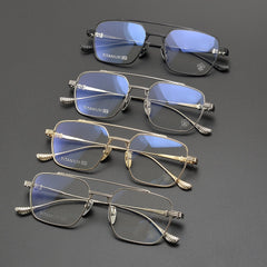 CHH Chrome Hearts Glasses Toad Mirror Double Beam Full Frame Glasses Frame