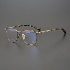 CHH Chrome Hearts Glasses Refined Pure Titanium Ultra Light Retro Box Business Eye Myopia Mirror Frame