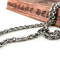 CHH Chrome heart Cross Necklace Vintage Men's and Women's Thickened Necklace