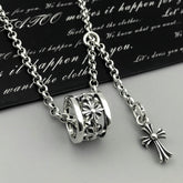 CHH Chrome heart Cross Necklace Cross Men's and Women's Collarbone Chains