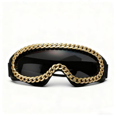 Trendy punk glasses chain decoration