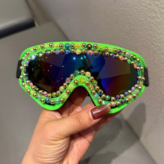 Trendy punk glasses windproof and dustproof adjustable