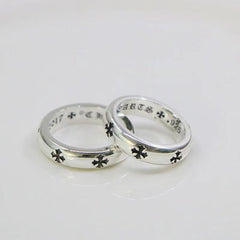 CHH Chrome heart Cross Ring Index Finger