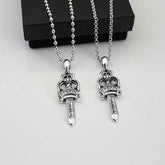 CHH Chrome heart Cross Necklace Cross Necklace Vintage Men's and Women's
