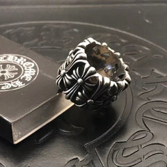 CHH Chrome heart Cross Ring Vintage Punk