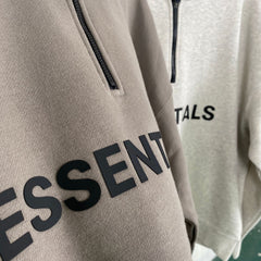 Fog Essentials Sweatshirt Half Cardigan Sweater