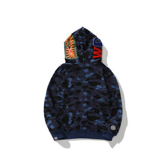 Ape Hoodie Double Hat Tiger Head Sweater Men's Cardigan
