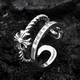 CHH Chrome heart Cross Ring