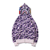 Ape Hoodie Taro Purple Embroidered Letters