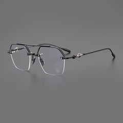CHH Chrome Hearts Glasses Vintage Polygon Large Face Glasses Frame