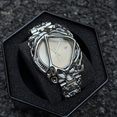 Men's watches y2k men's cobweb alabaster waterproof