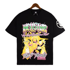Hellstar T Shirt Angel Pure Cotton High-quality pure cotton high-street clothing