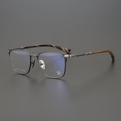 CHH Chrome Hearts Glasses Refined Pure Titanium Ultra Light Retro Box Business Eye Myopia Mirror Frame